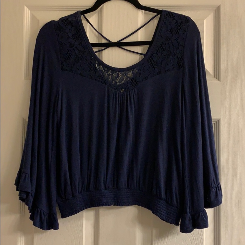 Lacy crop top